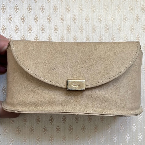 CHLOE SUNGLASSES CASE  with Metallic Clasp - Picture 8 of 8